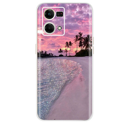 Για Oppo F21 Pro 4G Θήκη Oppo Reno7 CPH2363 Πολύχρωμο βαμμένο κάλυμμα Μαλακή θήκη σιλικόνης για Oppo Reno7 Reno 7 F21 Pro Fundas Coque