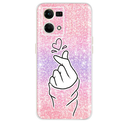 Για Oppo F21 Pro 4G Θήκη Oppo Reno7 CPH2363 Πολύχρωμο βαμμένο κάλυμμα Μαλακή θήκη σιλικόνης για Oppo Reno7 Reno 7 F21 Pro Fundas Coque