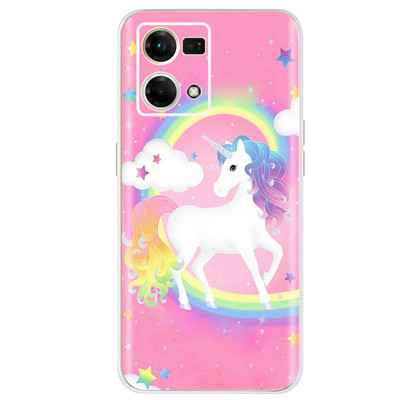 Για Oppo F21 Pro 4G Θήκη Oppo Reno7 CPH2363 Πολύχρωμο βαμμένο κάλυμμα Μαλακή θήκη σιλικόνης για Oppo Reno7 Reno 7 F21 Pro Fundas Coque