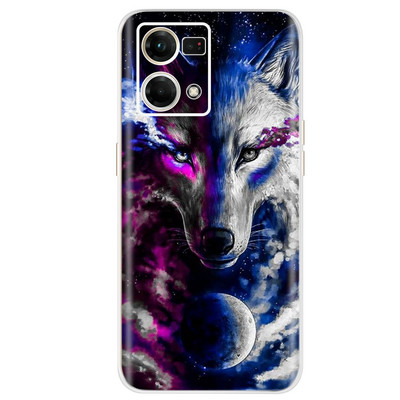 Για Oppo F21 Pro 4G Θήκη Oppo Reno7 CPH2363 Πολύχρωμο βαμμένο κάλυμμα Μαλακή θήκη σιλικόνης για Oppo Reno7 Reno 7 F21 Pro Fundas Coque