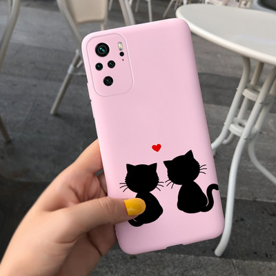 Сладък силиконов анимационен калъф за калъф Xiaomi Redmi Note 10 Pro Note10 S Soft Fundas за калъфи за телефони Redmi Note 10 Pro 10Pro Coque