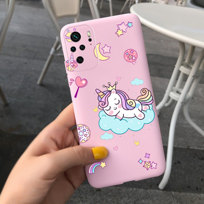 Сладък силиконов анимационен калъф за калъф Xiaomi Redmi Note 10 Pro Note10 S Soft Fundas за калъфи за телефони Redmi Note 10 Pro 10Pro Coque