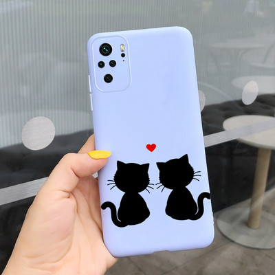 Сладък силиконов анимационен калъф за калъф Xiaomi Redmi Note 10 Pro Note10 S Soft Fundas за калъфи за телефони Redmi Note 10 Pro 10Pro Coque