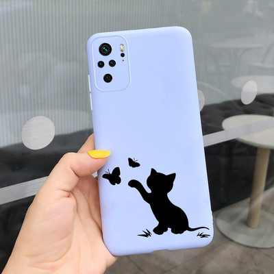 Сладък силиконов анимационен калъф за калъф Xiaomi Redmi Note 10 Pro Note10 S Soft Fundas за калъфи за телефони Redmi Note 10 Pro 10Pro Coque