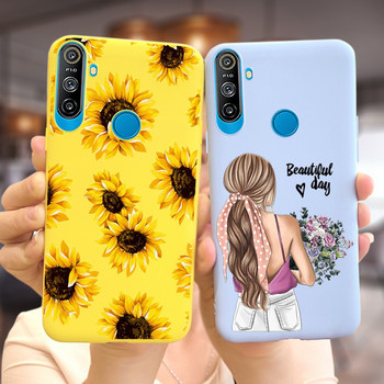 Για Realme C3 Case Cute Love Heart Pretty Girls Cover Μαλακή θήκη τηλεφώνου σιλικόνης για Oppo Realme C3 C 3 RealmeC3 Fundas Capa Coque