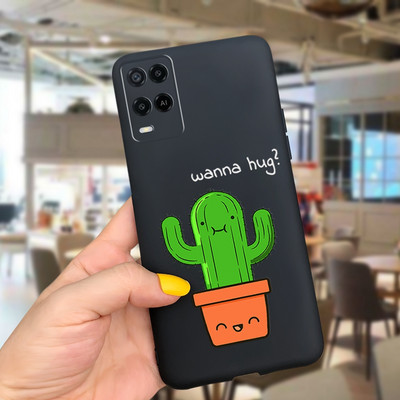 Cute Love Heart Cover for Oppo A54 Case CPH2239 Μαλακό προστατευτικό κέλυφος σιλικόνης για Oppo A54 5G CPH2195 OppoA54 A 54 Θήκες τηλεφώνου