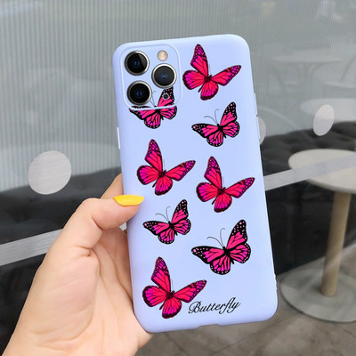 Apple iPhone 11 Pro tokhoz Cute Candy festett borító iPhone 11 iPhone11 Pro Max telefontokokhoz Puha szilikon Fundas Coque Capa