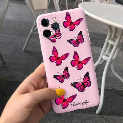 Apple iPhone 11 Pro tokhoz Cute Candy festett borító iPhone 11 iPhone11 Pro Max telefontokokhoz Puha szilikon Fundas Coque Capa