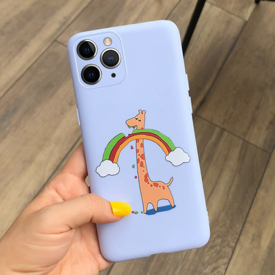 Apple iPhone 11 Pro tokhoz Cute Candy festett borító iPhone 11 iPhone11 Pro Max telefontokokhoz Puha szilikon Fundas Coque Capa