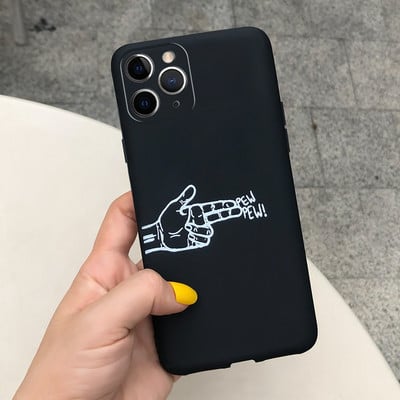 Apple iPhone 11 Pro tokhoz Cute Candy festett borító iPhone 11 iPhone11 Pro Max telefontokokhoz Puha szilikon Fundas Coque Capa