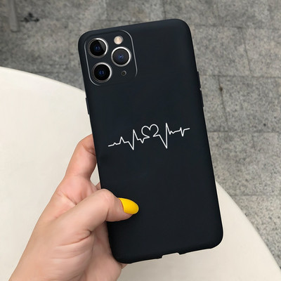 Apple iPhone 11 Pro tokhoz Cute Candy festett borító iPhone 11 iPhone11 Pro Max telefontokokhoz Puha szilikon Fundas Coque Capa