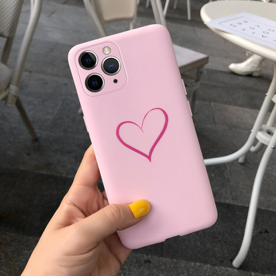 Apple iPhone 11 Pro tokhoz Cute Candy festett borító iPhone 11 iPhone11 Pro Max telefontokokhoz Puha szilikon Fundas Coque Capa