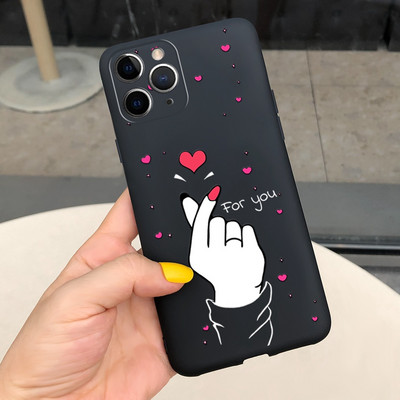 Apple iPhone 11 Pro tokhoz Cute Candy festett borító iPhone 11 iPhone11 Pro Max telefontokokhoz Puha szilikon Fundas Coque Capa