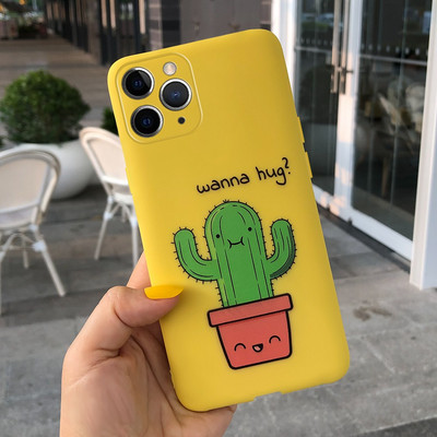 Apple iPhone 11 Pro tokhoz Cute Candy festett borító iPhone 11 iPhone11 Pro Max telefontokokhoz Puha szilikon Fundas Coque Capa