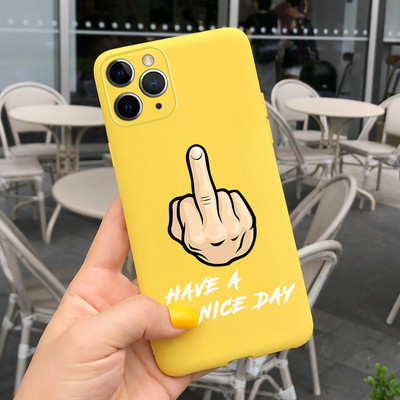 Apple iPhone 11 Pro tokhoz Cute Candy festett borító iPhone 11 iPhone11 Pro Max telefontokokhoz Puha szilikon Fundas Coque Capa