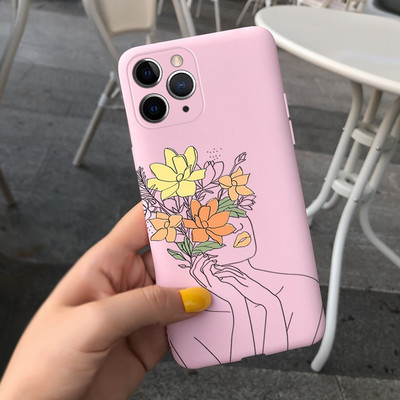 Apple iPhone 11 Pro tokhoz Cute Candy festett borító iPhone 11 iPhone11 Pro Max telefontokokhoz Puha szilikon Fundas Coque Capa