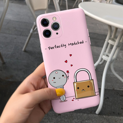 Apple iPhone 11 Pro tokhoz Cute Candy festett borító iPhone 11 iPhone11 Pro Max telefontokokhoz Puha szilikon Fundas Coque Capa
