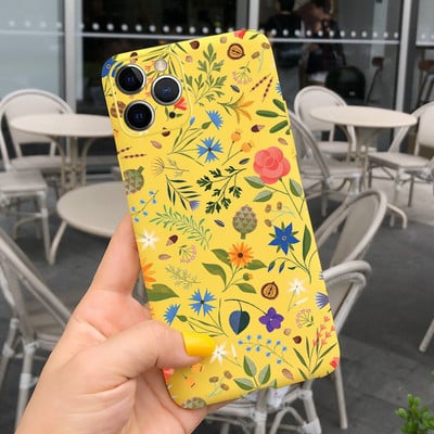 Apple iPhone 11 Pro tokhoz Cute Candy festett borító iPhone 11 iPhone11 Pro Max telefontokokhoz Puha szilikon Fundas Coque Capa