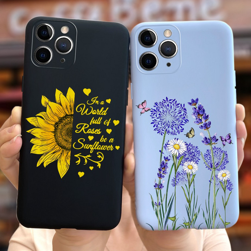 Apple iPhone 11 Pro tokhoz Cute Candy festett borító iPhone 11 iPhone11 Pro Max telefontokokhoz Puha szilikon Fundas Coque Capa