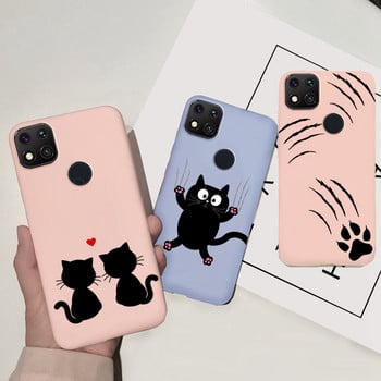 Για Xiaomi Redmi 9C Θήκη Cute Cat Catoon 6,53 ιντσών Κάλυμμα θήκη για Xiaomi Redmi 9C nfc 9 C Θήκες τηλεφώνου Redmi9C NFC Soft TPU Fundas