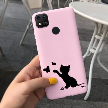 Για Xiaomi Redmi 9C Θήκη Cute Cat Catoon 6,53 ιντσών Κάλυμμα θήκη για Xiaomi Redmi 9C nfc 9 C Θήκες τηλεφώνου Redmi9C NFC Soft TPU Fundas