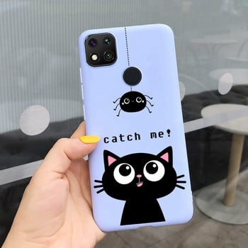 Για Xiaomi Redmi 9C Θήκη Cute Cat Catoon 6,53 ιντσών Κάλυμμα θήκη για Xiaomi Redmi 9C nfc 9 C Θήκες τηλεφώνου Redmi9C NFC Soft TPU Fundas