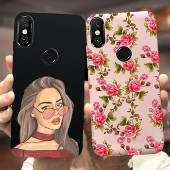 Για Xiaomi Mi 8 Pro Case Mi8 Cover Μαλακή σιλικόνη, κομψή και όμορφη θήκη για κορίτσια για Xiaomi Mi 8 Mi8 Lite Pro Cover Coque Bumper