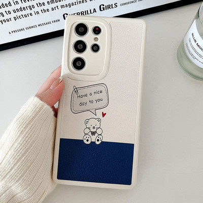 Калъф SoCouple за Samsung A52 51 50 53 71 72 73 32 03 10 11 12 13 21s 22 S20 S21 S22 FE Plus Ultra Duck Skin Pattern Soft Cover