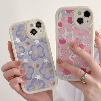 Μαλακή θήκη SoCouple Flower Skin για Samsung A52 51 50 53 71 72 73 03 10 11 12 13 21s 22 23 32 33 S20 S21 S22 FE Plus Ultra Cover