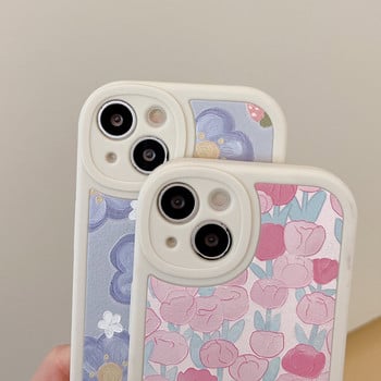 Μαλακή θήκη SoCouple Flower Skin για Samsung A52 51 50 53 71 72 73 03 10 11 12 13 21s 22 23 32 33 S20 S21 S22 FE Plus Ultra Cover