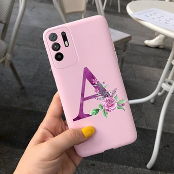 Κάλυμμα Cute Letters για Oppo Reno 5 Lite Θήκη Reno5 F Θήκες τηλεφώνου Soft Silicone για Oppo Reno 5 F Reno5 Z Lite 5F 5Z 5Lite Προφυλακτήρας