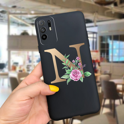 Сладко покритие с букви за калъф Oppo Reno 5 Lite Reno5 F Меки силиконови калъфи за телефони за Oppo Reno 5 F Reno5 Z Lite 5F 5Z 5Lite броня