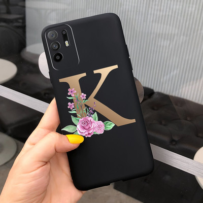 Сладко покритие с букви за калъф Oppo Reno 5 Lite Reno5 F Меки силиконови калъфи за телефони за Oppo Reno 5 F Reno5 Z Lite 5F 5Z 5Lite броня