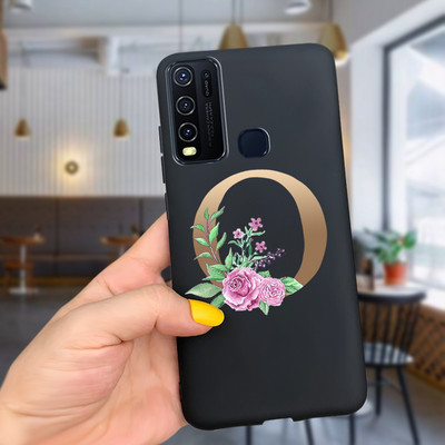 Για Vivo Y50 Θήκη 1935 Soft Silicone Cute Letters Κάλυμμα για Vivo Y30 1938 Θήκη Vivo Y550 Y30 Y 30 50 Θήκες τηλεφώνου Shcokproof Capa