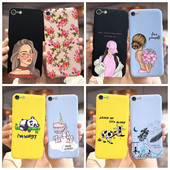 Za Apple iPhone 6 6S Plus Case Elegantna maska Pretty Girls Cartoon Cover Mekana silikonska torbica za iPhone 6 6S iPhone6 Plus Fundas Bumper