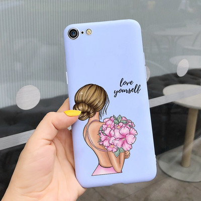 Za Apple iPhone 6 6S Plus Case Elegantna maska Pretty Girls Cartoon Cover Mekana silikonska torbica za iPhone 6 6S iPhone6 Plus Fundas Bumper