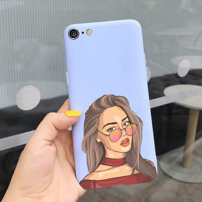 Za Apple iPhone 6 6S Plus Case Elegantna maska Pretty Girls Cartoon Cover Mekana silikonska torbica za iPhone 6 6S iPhone6 Plus Fundas Bumper