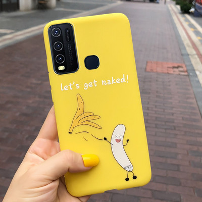 Για Vivo Y50 Case 1935 Cute Couple Cat Θήκες τηλεφώνου σιλικόνης για Vivo Y30 1938 Vivo Y50 Y 30 50 Πίσω κάλυμμα Αντικραδασμικός προφυλακτήρας