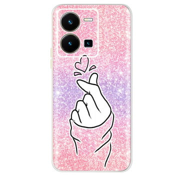 Για Vivo Y35 Case Cute Painted Cover Silicone Soft Fundas Phone Protector Shell For Vivo Y35 Y 35 VivoY35 Phone Case 6,58\'\' Capa