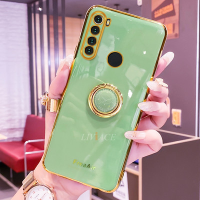 Луксозен калъф за държач за пръстен, силиконова стойка за телефон за Xiaomi Redmi Note 10 Pro Max Note10 10s 10pro Redmi10 Меко покритие