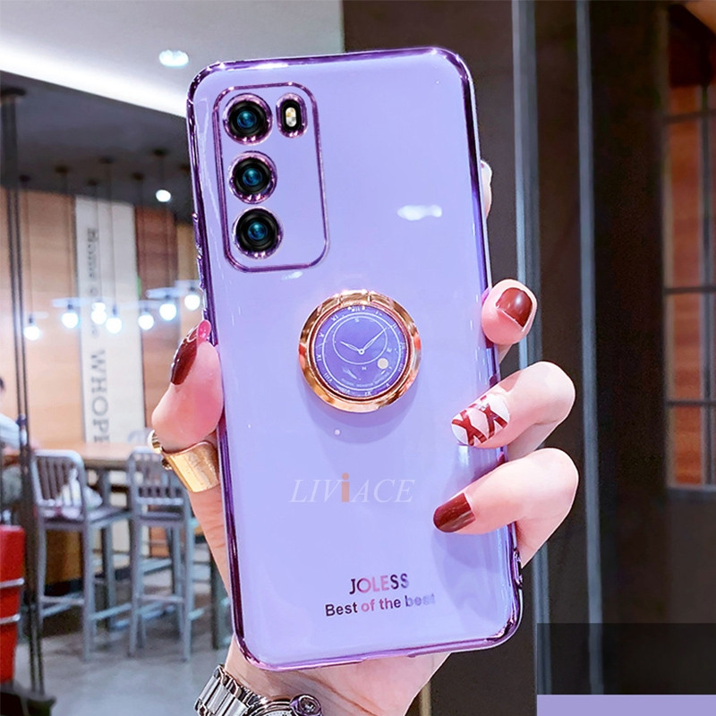 Луксозен калъф за държач за пръстен, силиконова стойка за телефон за Xiaomi Redmi Note 10 Pro Max Note10 10s 10pro Redmi10 Меко покритие