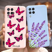 За Samsung M32 Case M325F Стилен мек силиконов заден капак За Samsung M12 M32 Cases Galaxy M32 M 32 12 Cover TPU Fundas Bumper