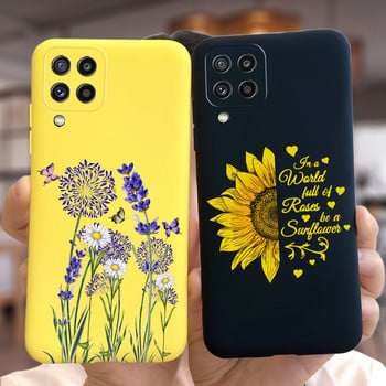 Για Samsung M32 Case M325F Κομψό μαλακό πίσω κάλυμμα σιλικόνης για Samsung M12 M32 Θήκες Galaxy M32 M 32 12 Cover TPU Fundas Bumper