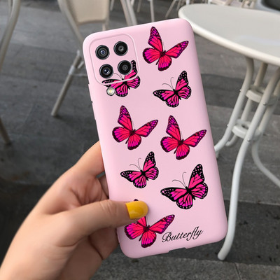 За Samsung M32 Case M325F Стилен мек силиконов заден капак За Samsung M12 M32 Cases Galaxy M32 M 32 12 Cover TPU Fundas Bumper