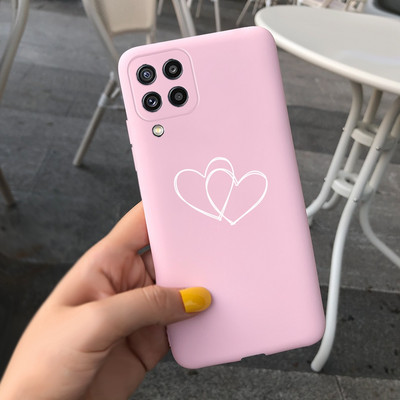 За Samsung M32 Case M325F Стилен мек силиконов заден капак За Samsung M12 M32 Cases Galaxy M32 M 32 12 Cover TPU Fundas Bumper