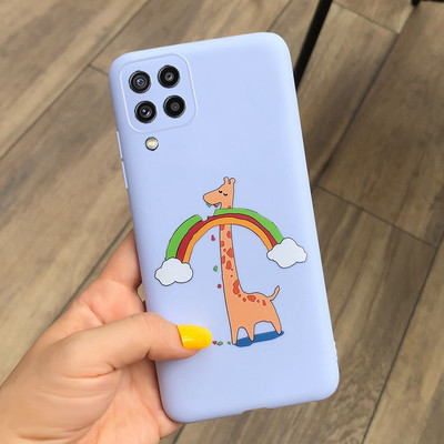 За Samsung M32 Case M325F Стилен мек силиконов заден капак За Samsung M12 M32 Cases Galaxy M32 M 32 12 Cover TPU Fundas Bumper