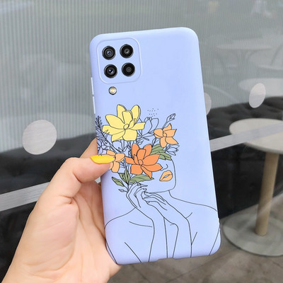 За Samsung M32 Case M325F Стилен мек силиконов заден капак За Samsung M12 M32 Cases Galaxy M32 M 32 12 Cover TPU Fundas Bumper