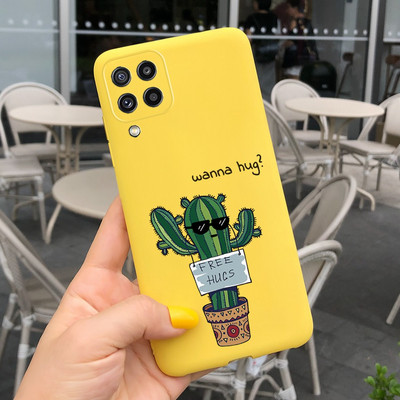 За Samsung M32 Case M325F Стилен мек силиконов заден капак За Samsung M12 M32 Cases Galaxy M32 M 32 12 Cover TPU Fundas Bumper