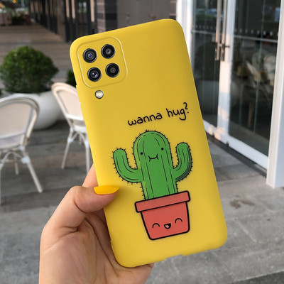 За Samsung M32 Case M325F Стилен мек силиконов заден капак За Samsung M12 M32 Cases Galaxy M32 M 32 12 Cover TPU Fundas Bumper