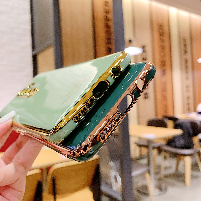 Луксозен силиконов калъф за телефон Xiaomi Mi Poco X3 Nfc X3 Pro Gold Edge Мек защитен заден капак на Poko X3pro X3nfc 3x